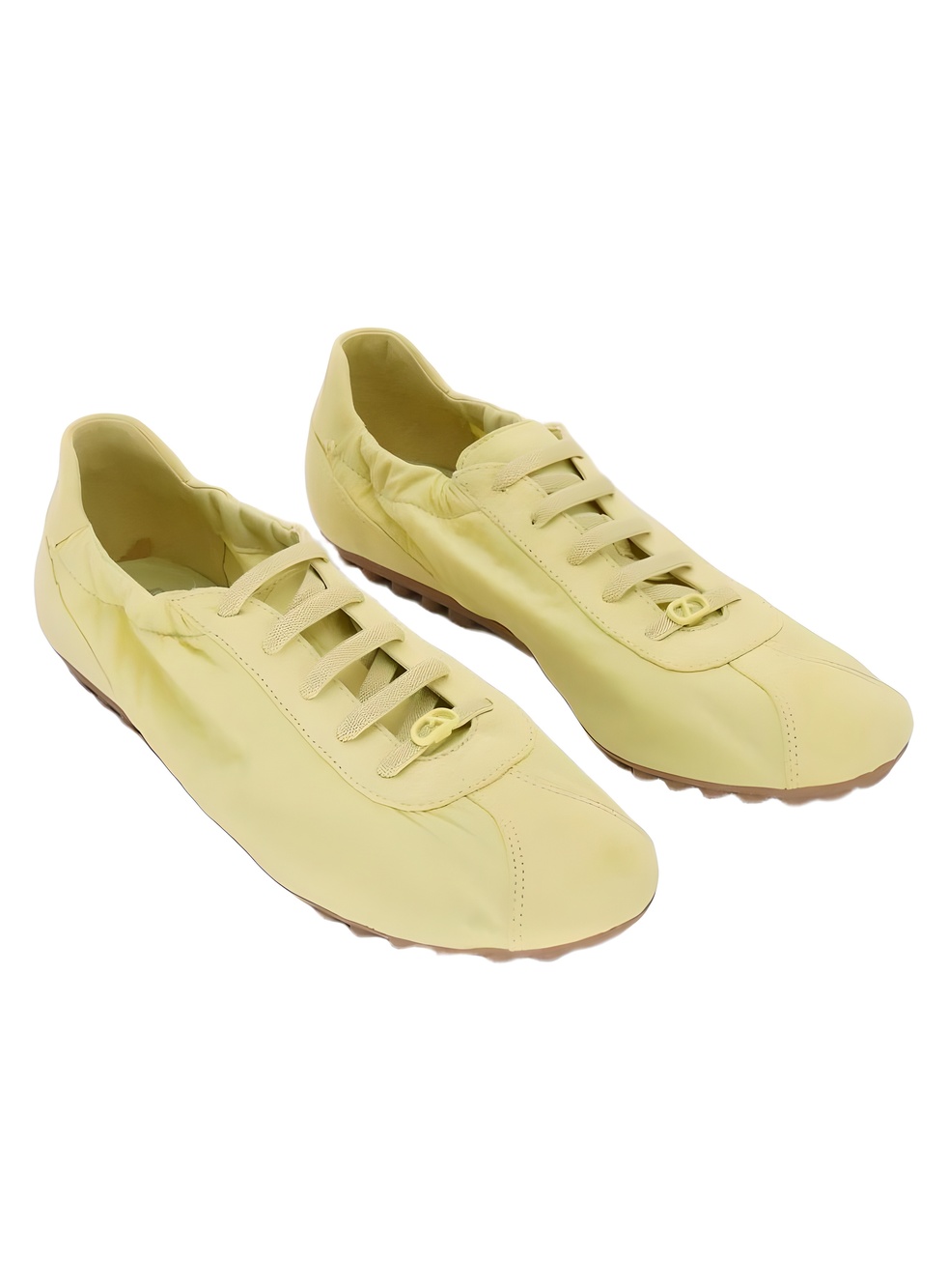 Franco Sarto Light Green Nylon Suede Round Toe Sneakers Size 8M